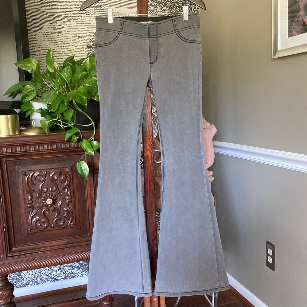 Penny Pull-On Flare Jeans